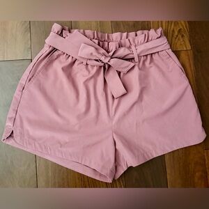 💖 Elegant Mauve High Waist Women's Shorts